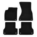 Tapis de sol de qualit noir suprieure pour audi a6 c7 2011 - 2018 4pcs, ajustement prcis, renforce ...