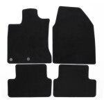 Tapis de sol de qualit noir suprieure pour nissan qashqai 2007 - 2013 4pcs, ajustement prcis, renforce ...