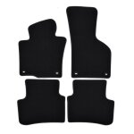Tapis de sol de qualit noir suprieure pour vw passat b6 - b7 - cc 2005 - 2015 4pcs, ajustement prcis, ...