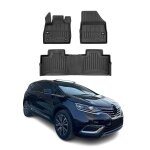 Tapis de sol pour renault espace 2015 - 2020 tpe noir Tapis de sol pour renault espace 2015 - 2020 tpe noir