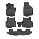 Tapis de sol pour seat alhambra 2010 - 2022 en caoutchouc tpe 3d noir 5pcs Tapis de sol pour seat alhambra 2010 - 2022 en caoutchouc tpe 3d noir 5pcs