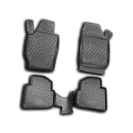 Tapis de sol pour skoda roomster 2006 - 2015 tpe noir Tapis de sol pour skoda roomster 2006 - 2015 tpe noir