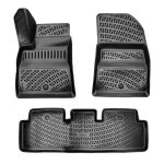 Tapis de sol - tesla - model 3 - caoutchouc thermo hygi�nique - protection 2 - 4cm - taille sp�ciale
