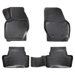 Tapis de sol - volvo - v60 - caoutchouc - noir - 2011 - 2018 - antidrapant