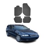 Tapis de sol pour volvo v70 1996 - 2000 caoutchouc noir Tapis de sol pour volvo v70 1996 - 2000 caoutchouc noir