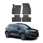 Tapis de sol pour volvo xc40 2017 - 2022 caoutchouc noir