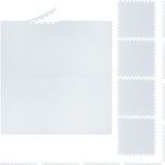 Tapis de sport, 60x60 cm, set de 8, eva, surface totale 3 m, protection, pour appareils de fitness, blanc ...