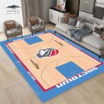 Tapis de stade de basket - ball, impression 3d, tapis lavables, tapis de sol coordonnants, décoration ... Tapis de stade de basket - ball, impression 3d, tapis lavables, tapis de sol coordonnants, décoration ...