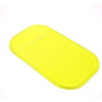Tapis sticky pad anti glisse support en silicone - 1 / noir jaune 1 Tapis sticky pad anti glisse support en silicone - 1 / noir jaune 1