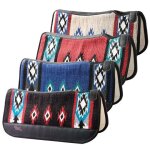 Tapis de western en feutre pour cheval tattini navajo tu mixte bleu