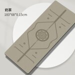 Tapis de yoga en pu avec fibre de coco mat�riau antid�rapant et pliable pour positions de corps couleur ...