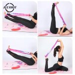 Tapis de yoga rglable, sangle d'paule, exercice d'tirement, ceinture de transport