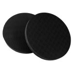 Tapis de yoga rond portable, 1 paire, petit tapis de yoga antidrapant, pour la maison, le sport, coussin ...