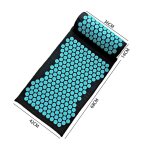 Tapis de yoga pour soulager la t�te et le corps, masseur, acupuncture, coussin de massage, oreiller a ...