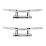 Taquet de corde de bateau de 2 pi�ces / ensemble 124mm, acier inoxydable 316 de qualit� marine