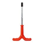 Tari�re a clous fixe a vis pour l'ext�rieur, support de tige de forage en spirale en alliage d'aluminium, ...