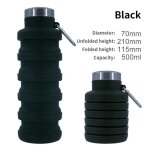 Tasse a boire rétractable portable, bouilloire a eau télescopique, grande capacité, visite, escalade, ... Tasse a boire rétractable portable, bouilloire a eau télescopique, grande capacité, visite, escalade, ...