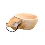 Tasse en bois sculpte a la main en forme d'animal - tasse de camping portable pour les aventures en ...