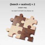 Tasse a caf en bois creative puzzle extrieur camping tasse a th en palissandre et cyprs idal pour ...