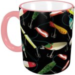 Tasses a cafe leurre de peche pour hommes et femmes - tasse en ceramique - tasse a the - tasse de voyage ...