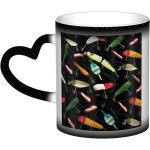 Tasse a changement de couleur leurre de peche tasse a cafe en ceramique tasse de personnalite pour femmes ... Tasse a changement de couleur leurre de peche tasse a cafe en ceramique tasse de personnalite pour femmes ...