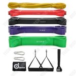 Td 9 en1 elastique fitness unisexe musculation yoga gymnastique bande de rsistance musculation fessiers ...