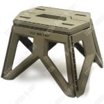 Td� camping en plein air style tactique pliable tendance chaise en plastique banc de p�che seau a glace ...