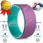 Td cercle de yoga pour exercice rose avec intrieur turquoise etirement et amlioration des postures ...