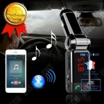 Td kit de voiture bluetooth lecteur mp3 kit transmetteur fm kit voiture avec sd lecteur usb de lecteur ...