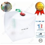 Td� r�servoir d'eau pliable camping car souple pique nique seau transparent ext�rieur urgence robinet ...