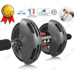 Td roue abdominale sport homme femme exercices ab wheel roller fitness roulette saine ventre rond musculatio ...