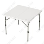 Td� table pliante 86 * 86 * 74 cm carr�e table pliante interieur compact et portable table pliante camping ...