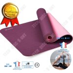 Td tapis de yoga solide et lger ecologique doux et confortable fitness yoga etirement accessoire de ...
