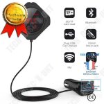 Td® transmetteur fm bluetooth double usb lecteur mp3, radio, carte sd - kit voiture bluetooth appel mains ... Td® transmetteur fm bluetooth double usb lecteur mp3, radio, carte sd - kit voiture bluetooth appel mains ...