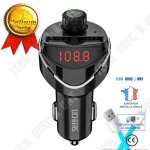 Td transmetteur fm sans fil bluetooth rcepteur radio et adaptateur stro de musique mp3 - kit bluetooth ...