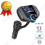 Td transmetteur fm de voiture bluetooth appel mains libres - bluetooth pour voiture avec port auxiliaire ...
