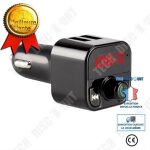 Td transmetteur de voiture - double usb bluetooth 4. 1 - chargeur kit mains libres voiture transmetteur ...
