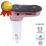 Td transmetteur de voiture - kit de voiture mp3 lecteur de musique sans fil bt transmetteur fm radio ...