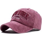 Tea - yutdeng casquette baseball vintage hommes new york lettres cap snapback hip hop plat cap rtro ...