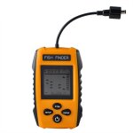 D�tecteur de poisson a ecran lcd de 100m, sonar filaire, d�tecteur de profondeur, sondeur a echo, accessoires ...