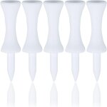 Tee de golf en plastique lot de 100 - blanc 51 mm
