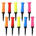 Tees de golf en plastique avec coussin en caoutchouc souple, 83mm, 3. 26 pouces, couleurs mélangées, ... Tees de golf en plastique avec coussin en caoutchouc souple, 83mm, 3. 26 pouces, couleurs mélangées, ...