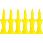 Tees de golf plastique etape down outil accessoire 60 counts, 6 taille tee 2 3 / 4, 2 1 / 4, 2, 1 3 / ...