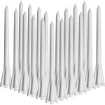 Tee golf plastique incassable durable 5 prong 2 3 / 4 pouce 70mm et 3 1 / 4 83mm value 100 pack, golf ...