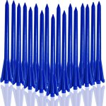 Tee golf plastique incassable durable 5 prong 2 3 / 4 pouce 70mm et 3 1 / 4 83mm value 100 pack, golf ...