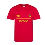 Tee - shirt football espagne enfant polyester