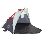 Tente de camping bestway abri de plage 2m gris clair unique