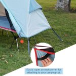 Tente de camping pour 1 personne, lgre, rsistante  l'eau, pour camping en plein air, randonne, voyage ...