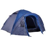 Tente de camping familiale 4 - 5 personnes montage facile double porte et fentres dim. 3l x 2, 50l x ...
