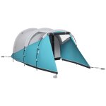 Tente de camping familiale 4 - 5 personnes - tente tunnel 2 portes fen�tres - dim. 4, 6 x 2, 6 x 1, 9 ...